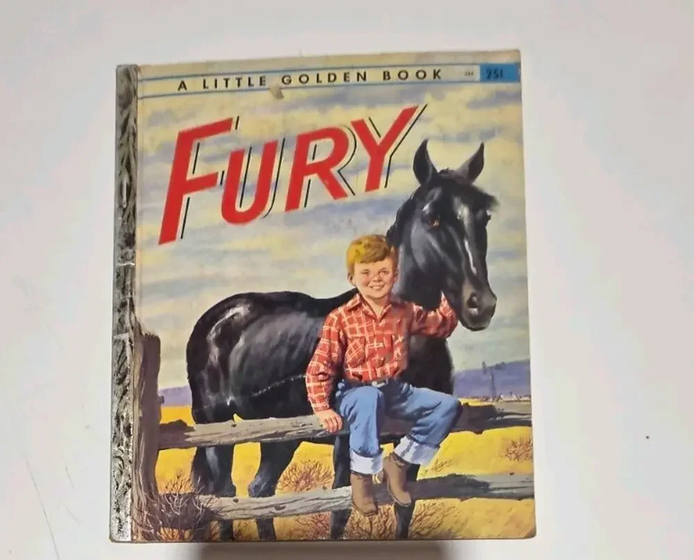 Fury, A Little Golden Book,1957 (VINTAGE Western)